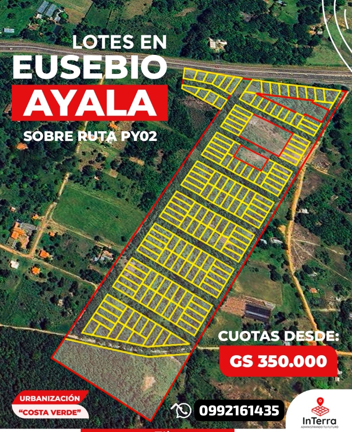 Fracción Costa Verde con acceso directo sobre ruta 2.